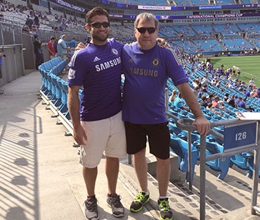 The real passions of my life — my sons and the Chelsea Football Club