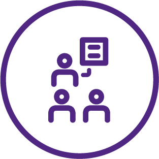 People purple icon