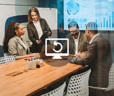 business people in meeting