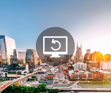 Aerial view of broadway