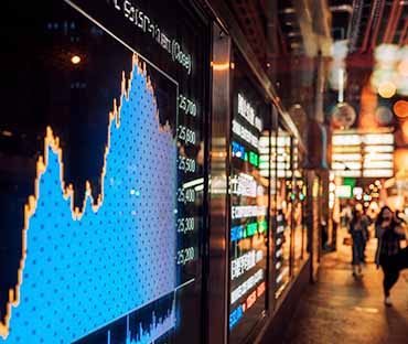 Financial stock exchange market
