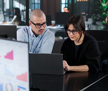Business analyst is analyzing