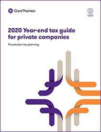 Thumbnail: 2020 year-end tax guide for private companies